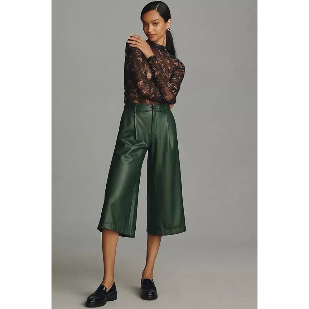 By Anthropologie Culotte Size 8‎ Capris Wide Leg NWOT